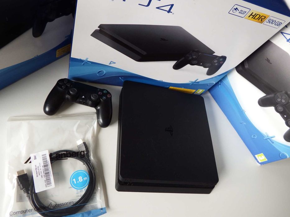 Konsola DO GIER ! SONY PS4 Playstation 4 SLIM 500GB pełen komplet !!!