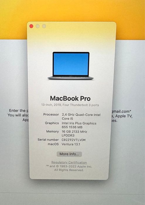Macbook pro 2019