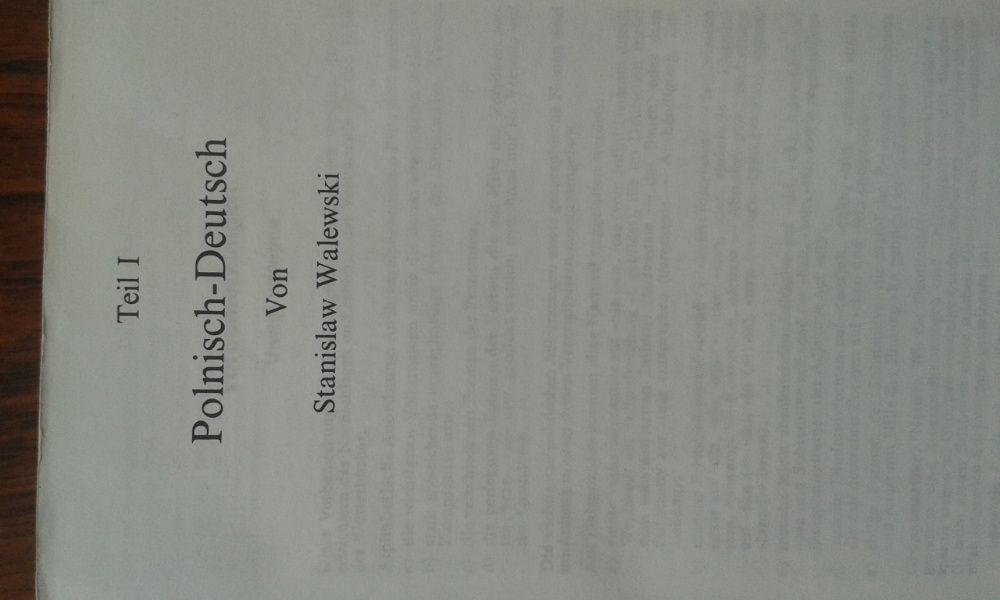 Słownik Polsko-Niemiecki i Niemiecko-Polski