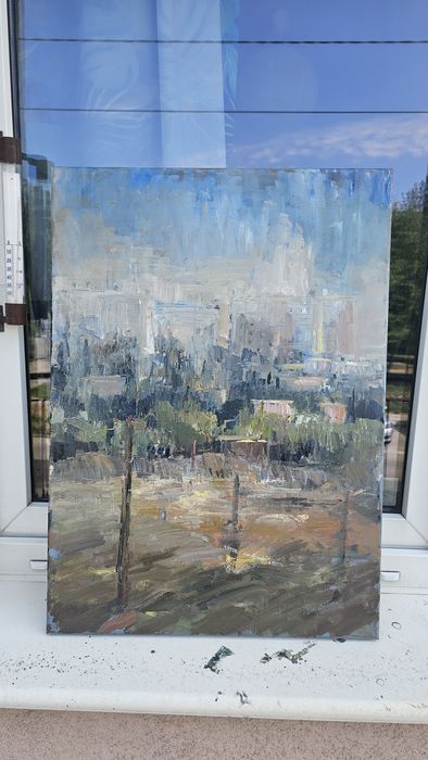 Obraz olej na płótnie 50x70 pejzaż malarstwo