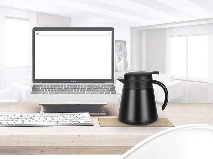 Luvan Dzbanek termiczny 800 ml, karafka termiczna ze stali nierdzewnej