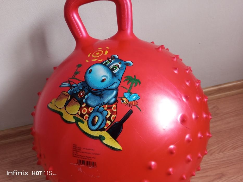 Piłka skoczek dla dziecka rehabilitacyjna