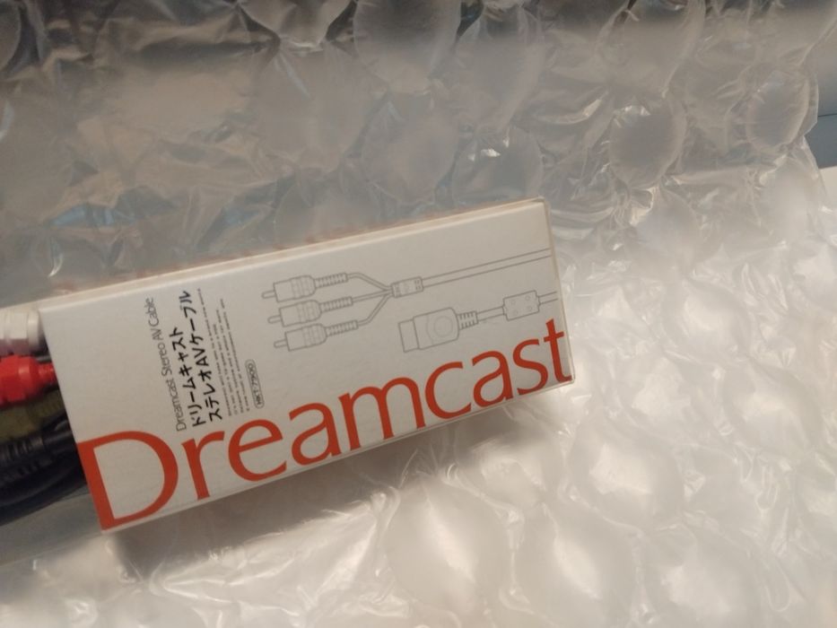 Sega Dreamcast Original Japan Cabo ( Novo ) AV RCA Video