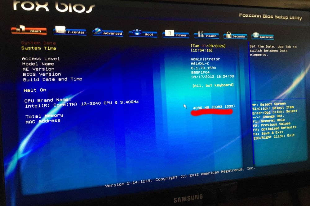 Motherboard Foxconn H61MXL-K ou kit com RAM/CPU