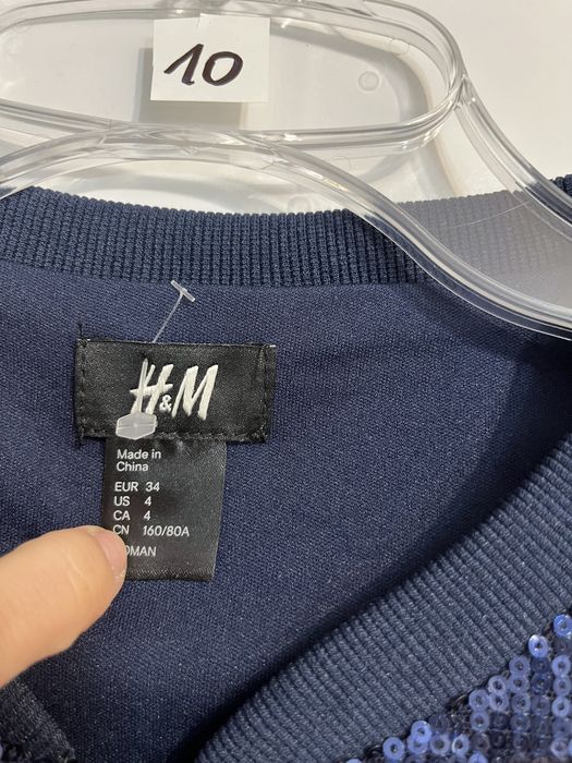 Damska blyszcza kurtka bomberka marynarka narzutka zakiet hm