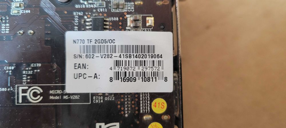 Відеокарта MSI Nvidia GeForce GTX 770 2GB GDDR5 2*DVI HDMI DP Доставка