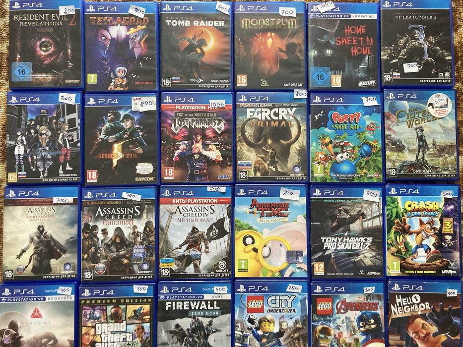 диски для playstation 4 ps4