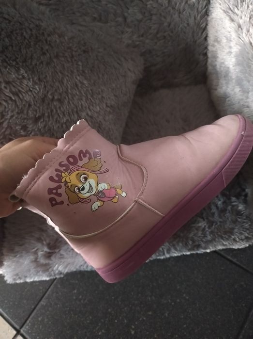 Ocieplane botki dla dziewczynki Sinsay Skye Psi Patrol