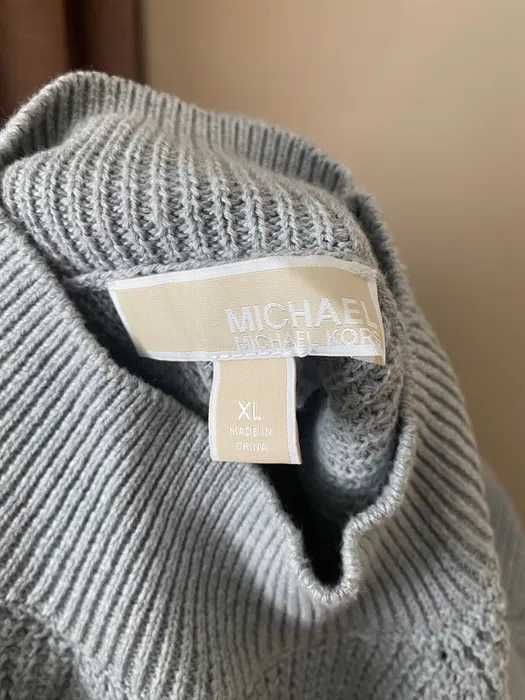 Sweter Półgolf Golf Michael Kors szary 111818 rozm. XL