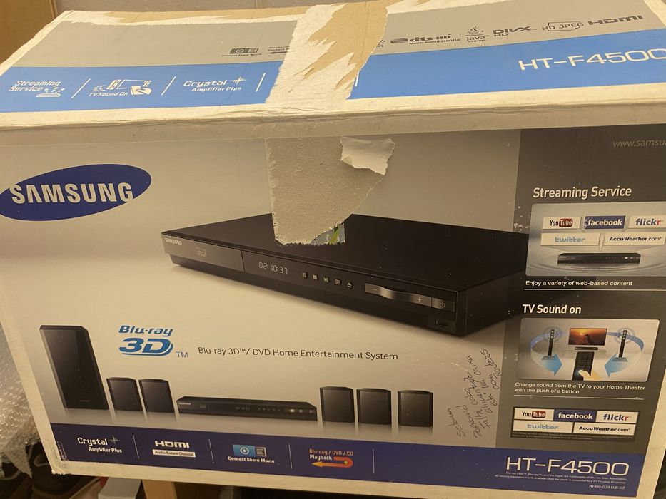 Samsung blu-ray3D entertainment system HT-F4500