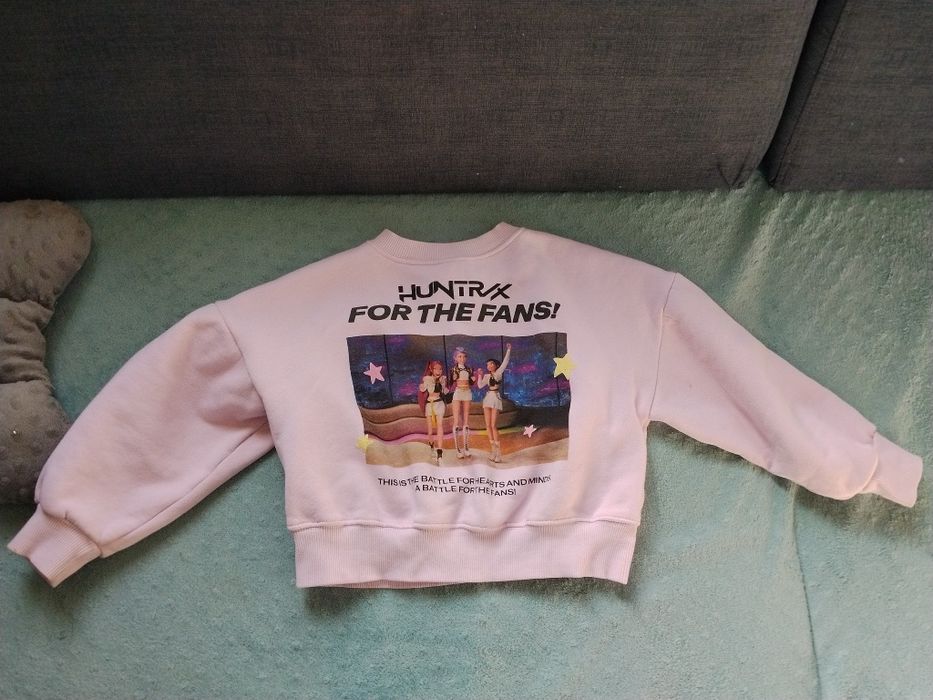 Bluza Zara róż rozmiar 122 KPOP Demon Hunters Hantrix