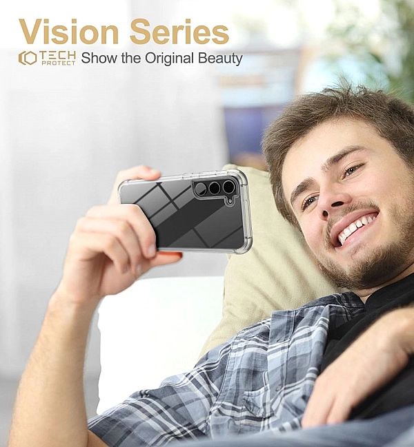 Etui z Szybką Kevlar Braders do Samsung Galaxy Galaxy S23+ Plus Clear