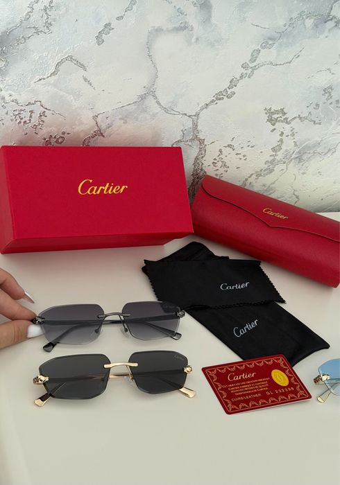 Солнцезащитные очки cartier полный комплект модель 2026