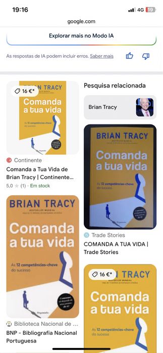 COMANDA A TUA VIDA- Livro novo