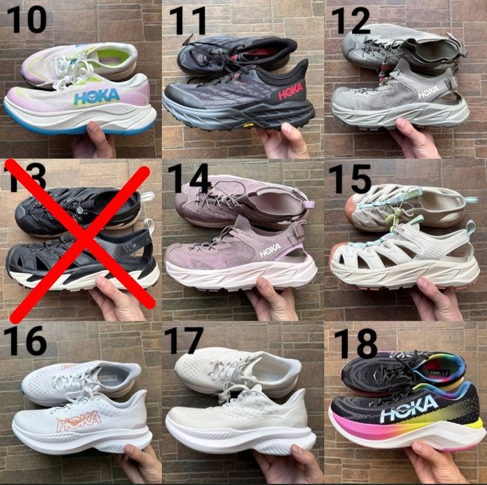 Оригінальні Сток Hoka Nike Бігові Баскетбольні Кросівки Розмір 43-43.4