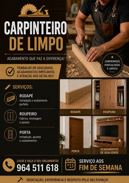 Serviço de carpintaria495132419430830080