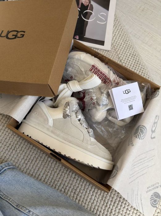 UGG Lowmel Grey | Сірі уггі ловмел на хутрі