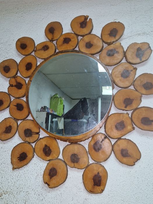 Espelho rústico artesanal