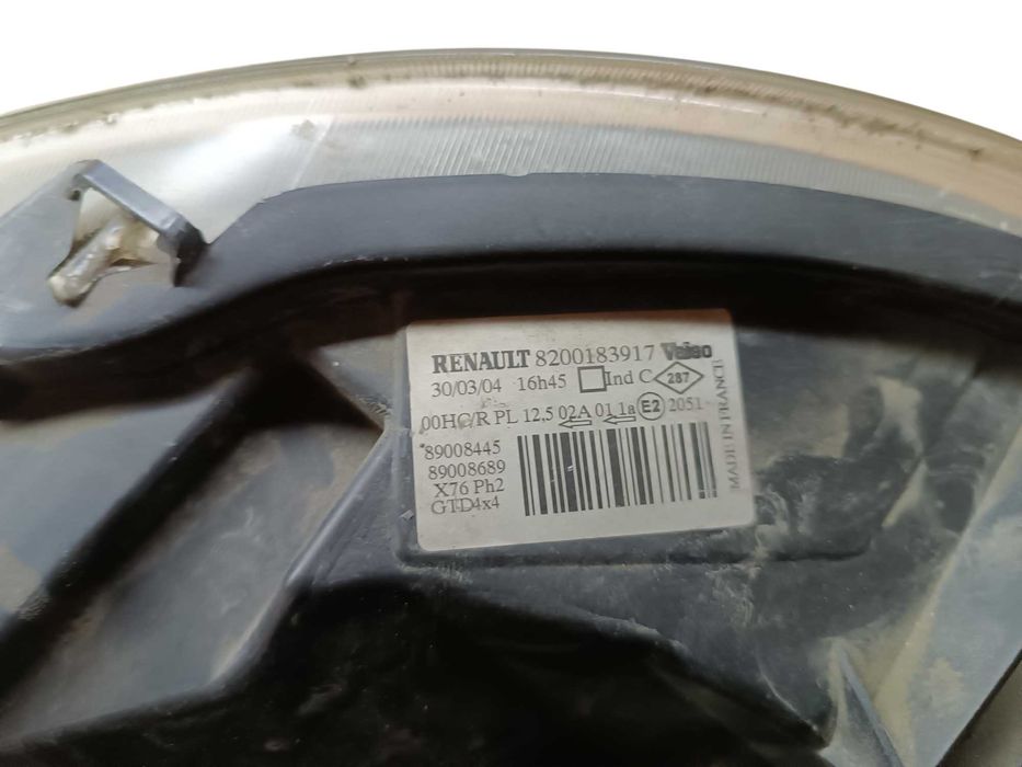 Lampa Reflektor Lewy Przód Lewa Przednia Renault Kangoo 1 I Lift