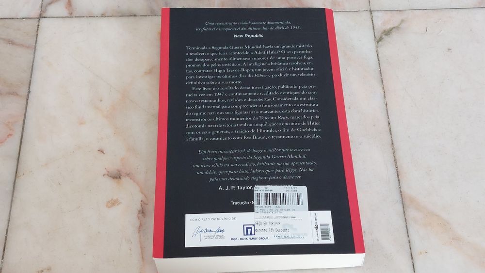 Livro Os Últimos Dias de Hitler