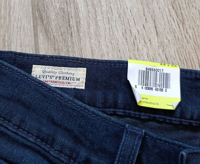 джинси LEVIS Premium Skinny Taper W29 L34 НОВІ