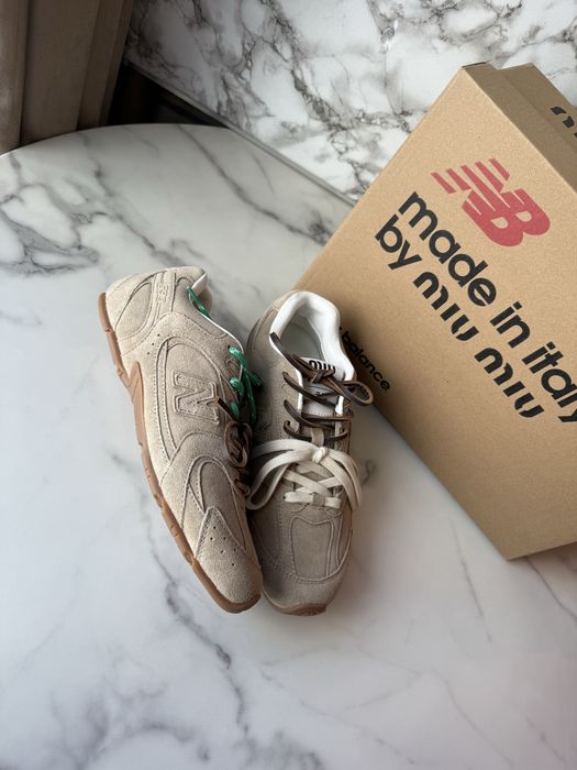 Trampki Miu Miu New Balance beige