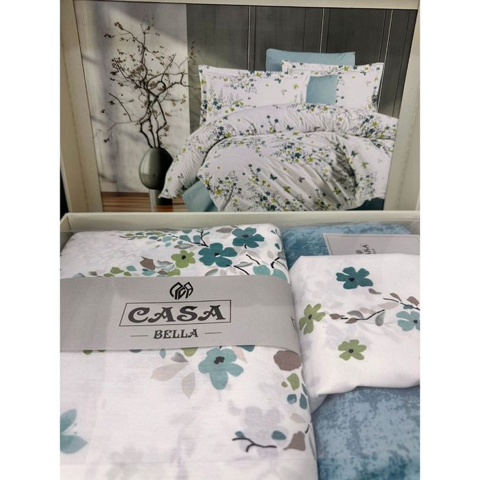 Постельное белье Casa bella бязь евро цветочные дизайны