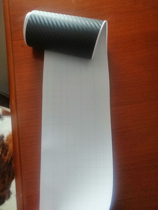 3 D fibra de carbono  5 metros x 10 cm