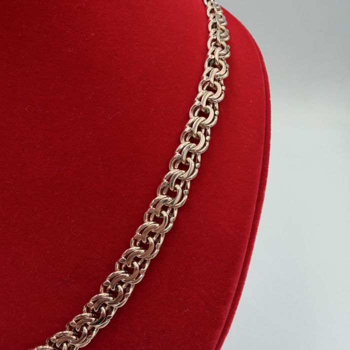 Złoty łańcuszek męski • Splot Garibaldi • HALOgsm biżuteria używana