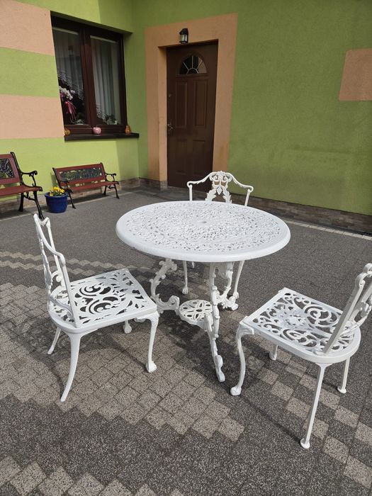Zestaw ogrodowy aluminiowy