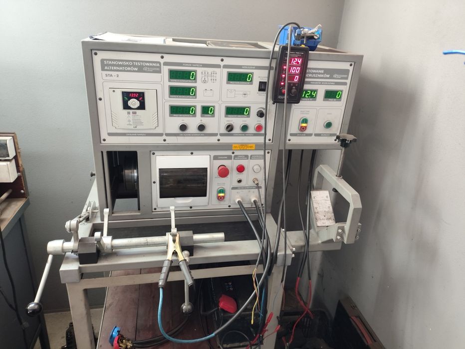 Stanowisko testowania alternatorów rozruszników stół probierczy STA-2