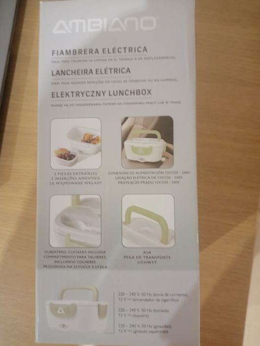 Nowy elektryczny lunch box, podgrzewa w pracy lub w trasie
