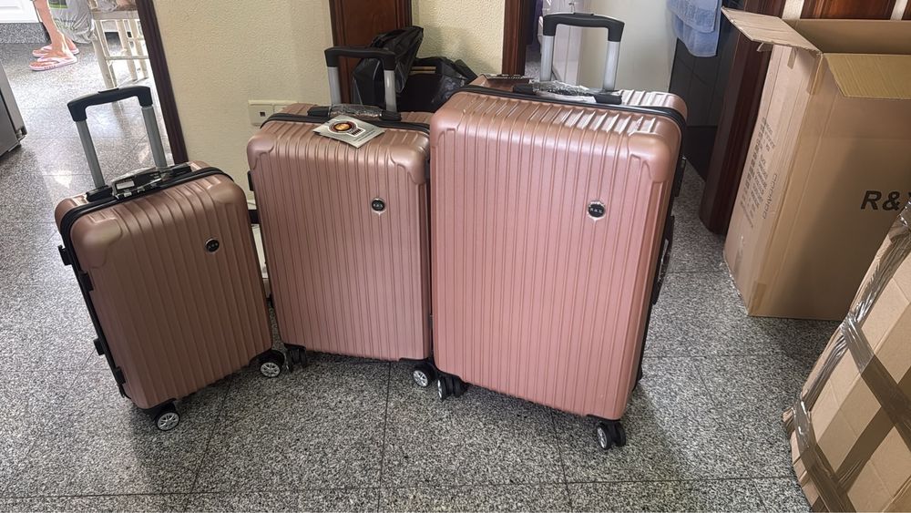 Conjunto de 3 malas de viagem