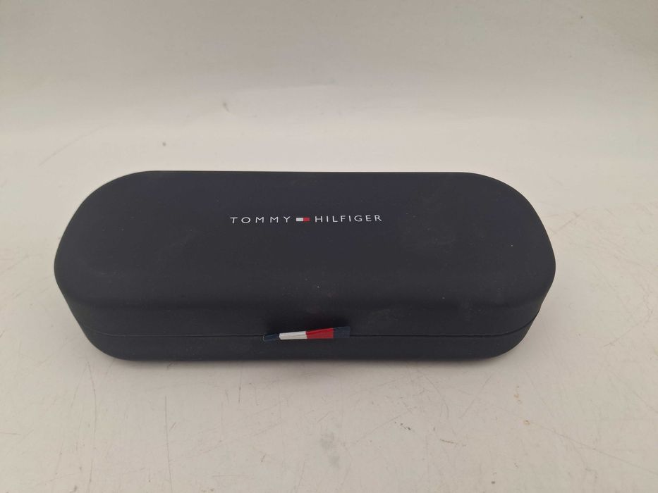 TOMMY HILFIGER ORYGINALNE ETUI pokrowiec na okulary + szmatka