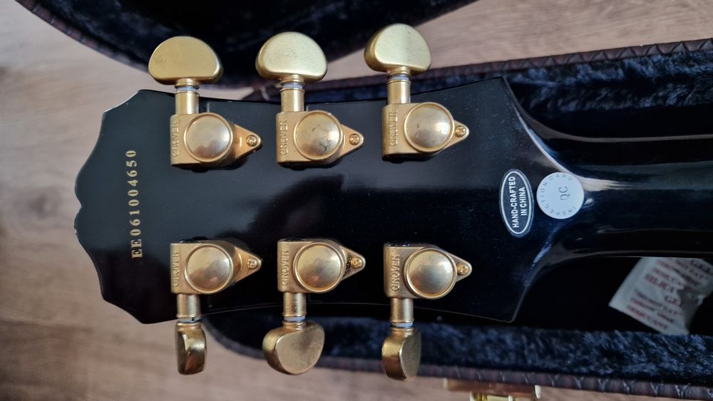 Epiphone Les Paul Custom Ebony canhoto/esquerdino