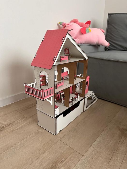 Будиночок для ляльок LOL Деревяний будиночок для ляльки ‼️З МЕБЛЯМИ‼️