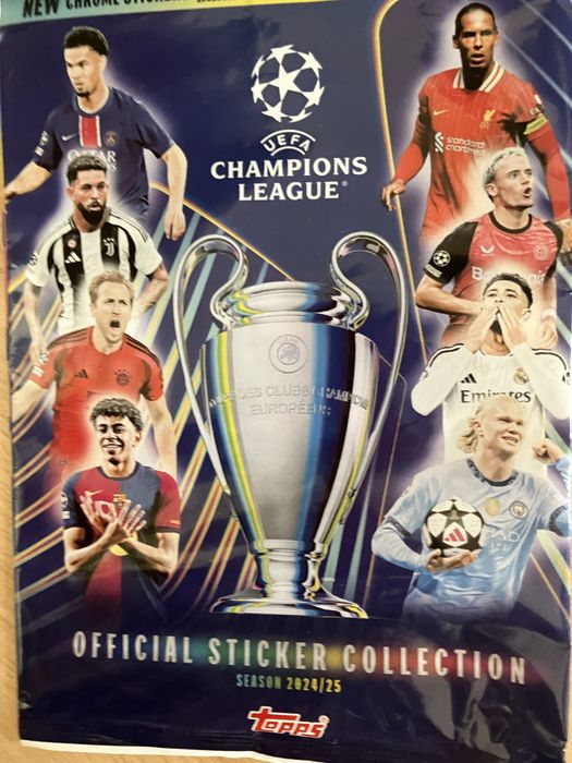 Обмін наліпками topps UEFA Champions League 2024/25