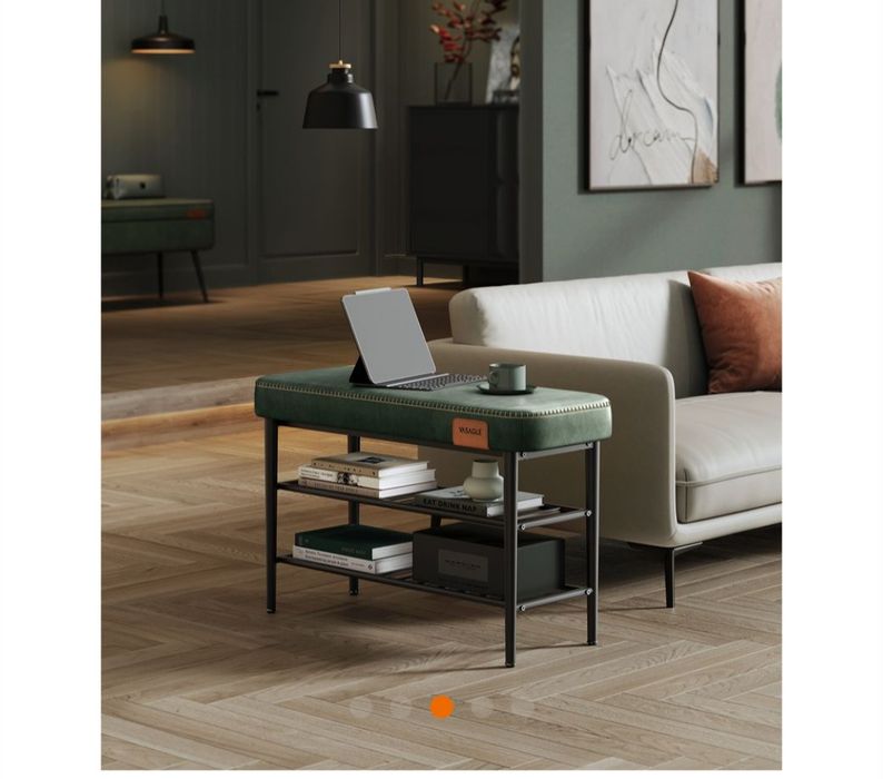 Ławeczka z półkami na buty