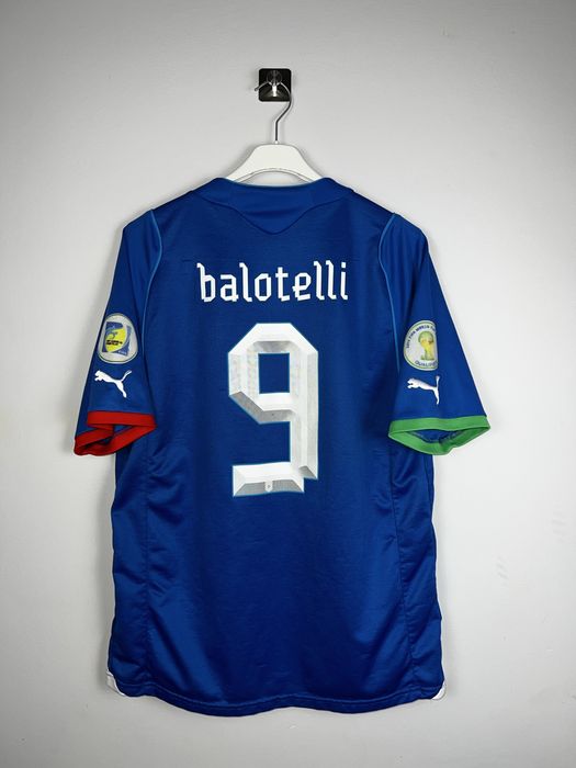 Koszulka piłkarska Puma Itali 2013/14 Mario Balotelli #9
