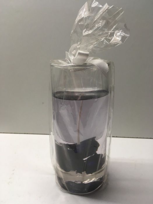 Purple Candle with Petals