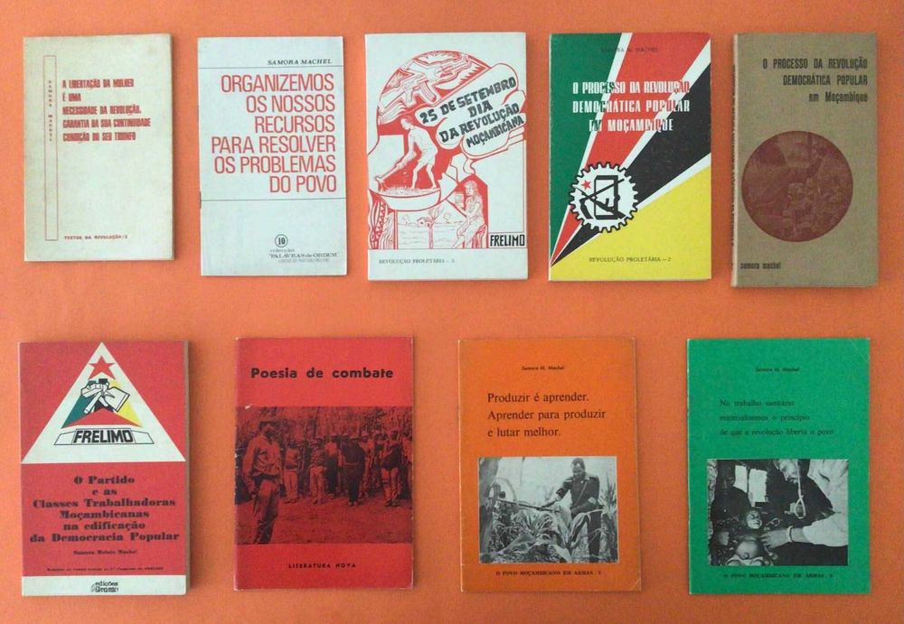Moçambique & FRELIMO - Lote de 34 Livros de SAMORA MACHEL - Raros