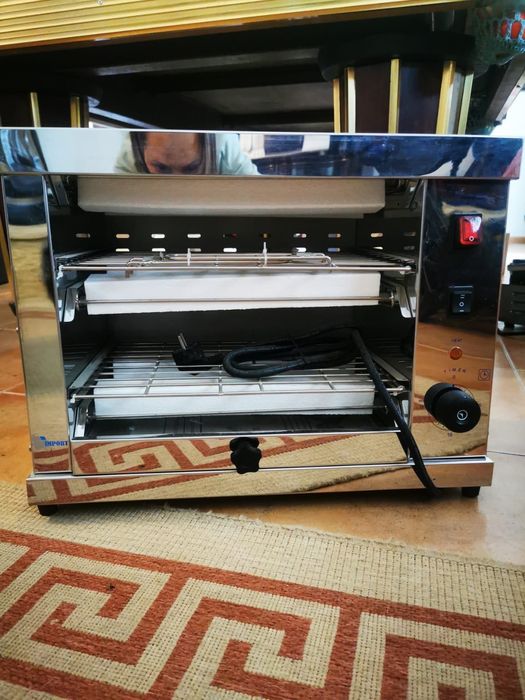 Torradeira Dupla Profissional Nova – Ideal para Restauração e Cafés