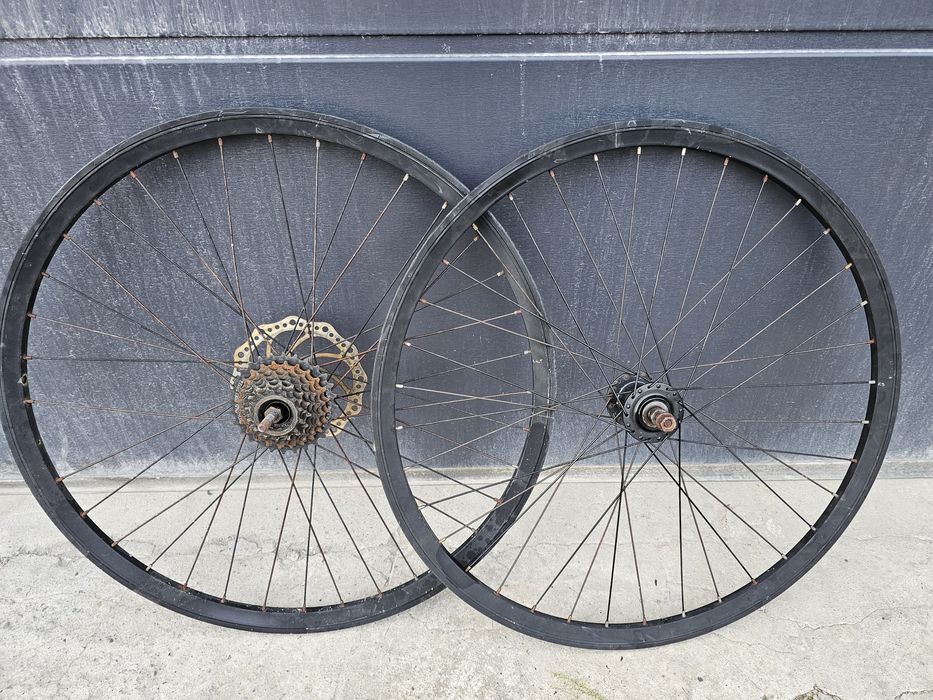 Koła 27,5" MTB pod tarcze | Komplet | Baza do odświeżenia