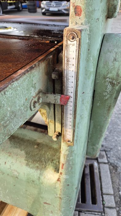 Grubościówka VEB DH6 wał 63cm sprawna 1955 rok 20cm wys strugania