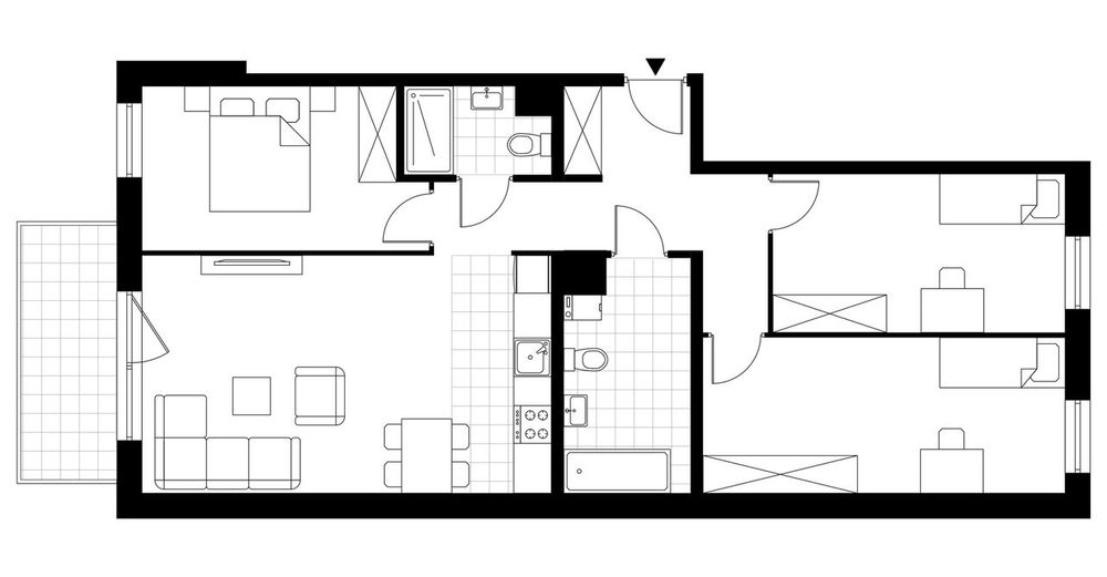 4-pokojowe mieszkanie 81m2 + balkon Bez Prowizji