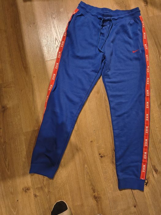 Spodnie Nike m dresowe niebieskie