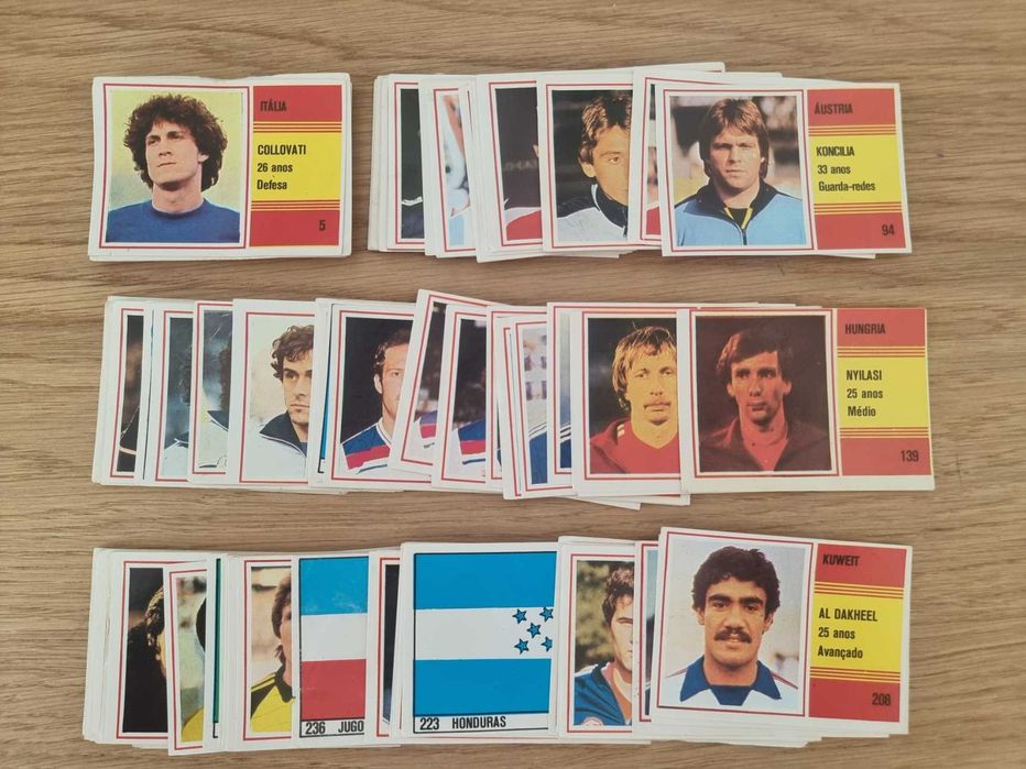 Cromos do XII Campeonato do Mundo de Futebol - 1982