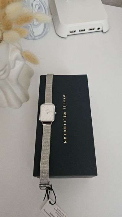 Daniel Wellington Quadro Pressed Sterling  годинник абсолютно новий, повний комплект