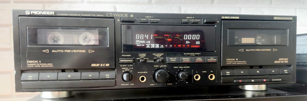 Pioneer CT-W650R Podwójny magnetofon kasetowy