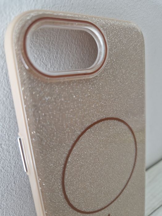 Magsafe Slim Shiny do Iphone 16e złoty